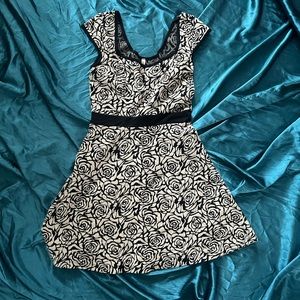 Floral Print Skater Dress